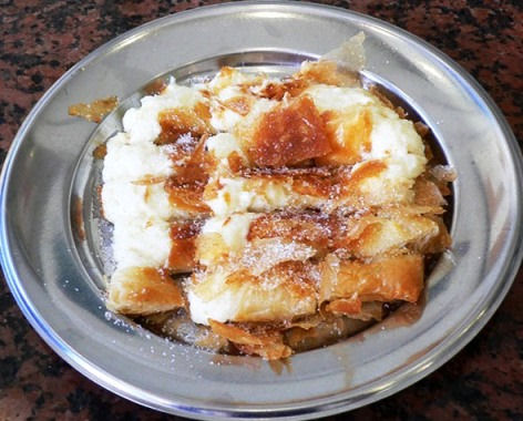 Bougatsa in Crete - Iordanis in Chania