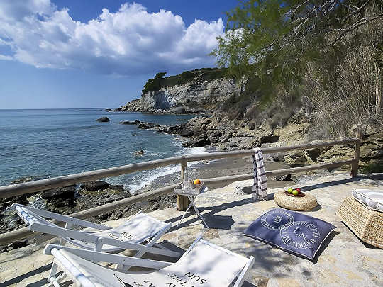 Your private beach at Carob Villa, Crete