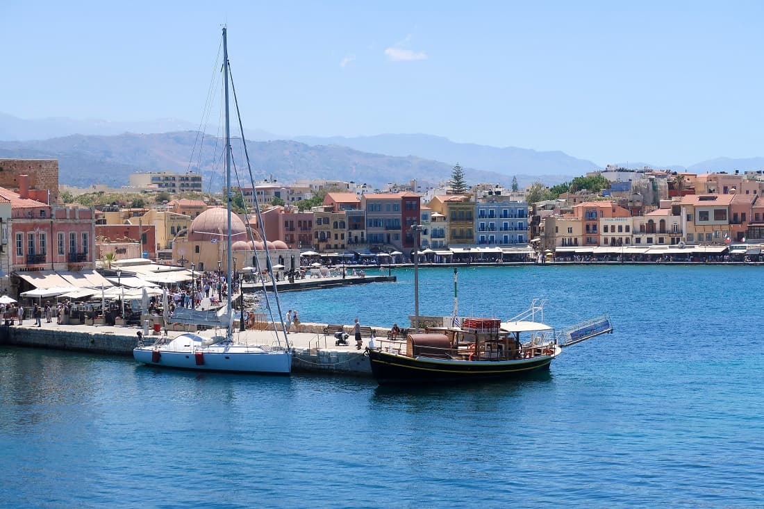 Chania Harbour Crete