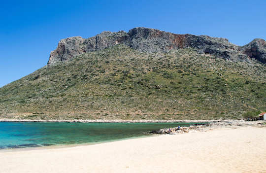 Stavros Cove has two beaches to choose from