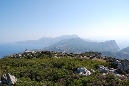 South of the island looking north (Image by Sotiris Farmadakis)