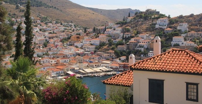 Hydra Port Greece