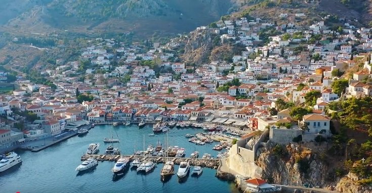 Hydra Port Greece