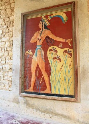 Prince of the Lilies Fresco - Knossos Crete