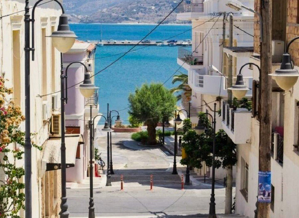 Steps in Sitia Town, Crete