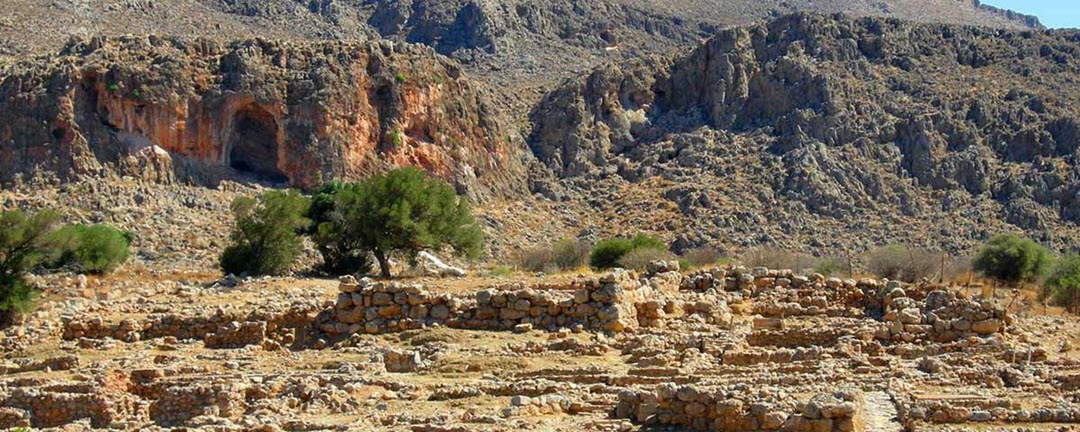 Zakros Palace Site in Crete